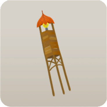 木の灯台