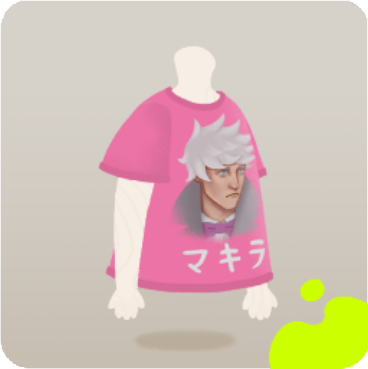 マキラTシャツ・ピンク